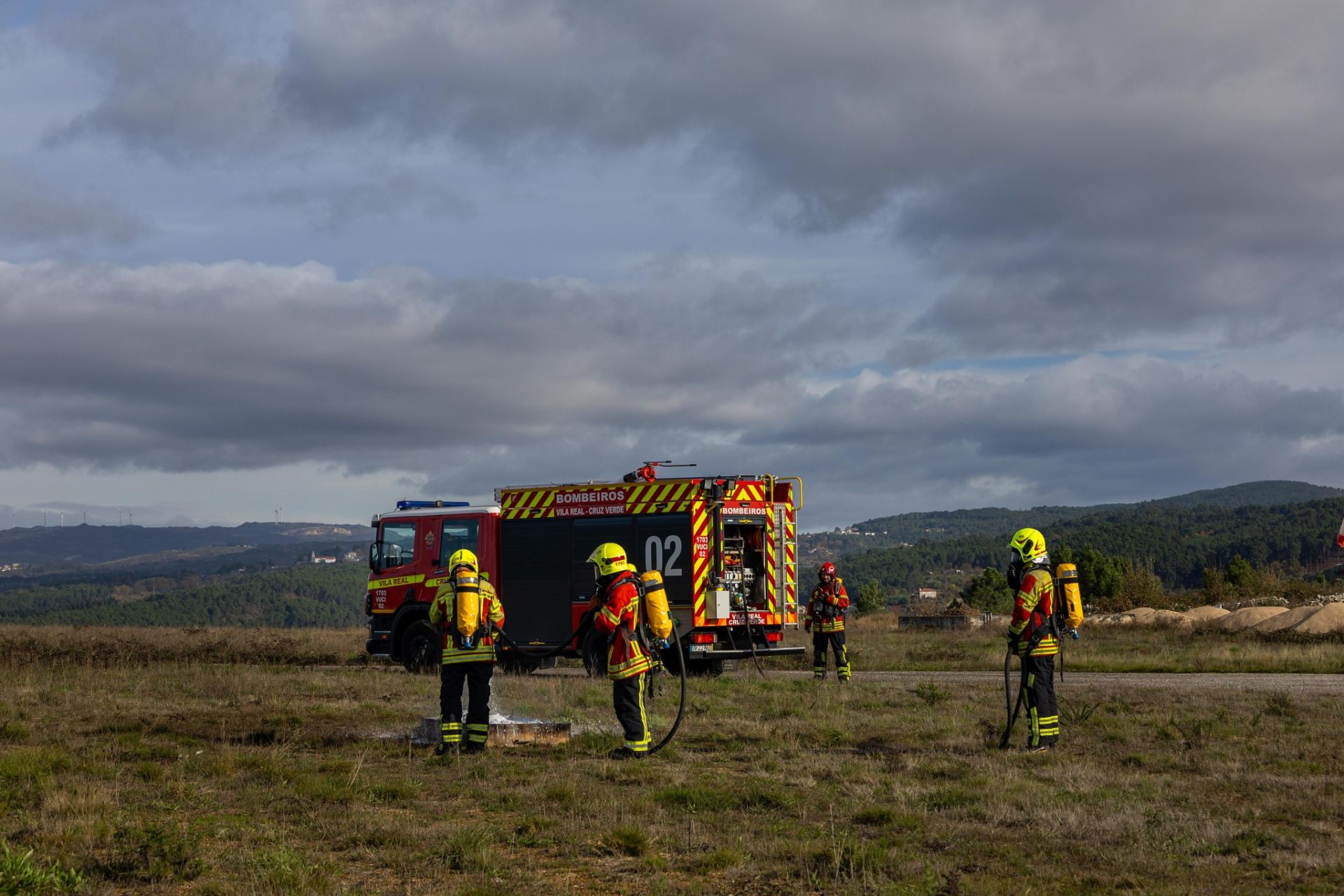 Aeródromo Municipal de Vila Real realizou simulacro anual de emergência