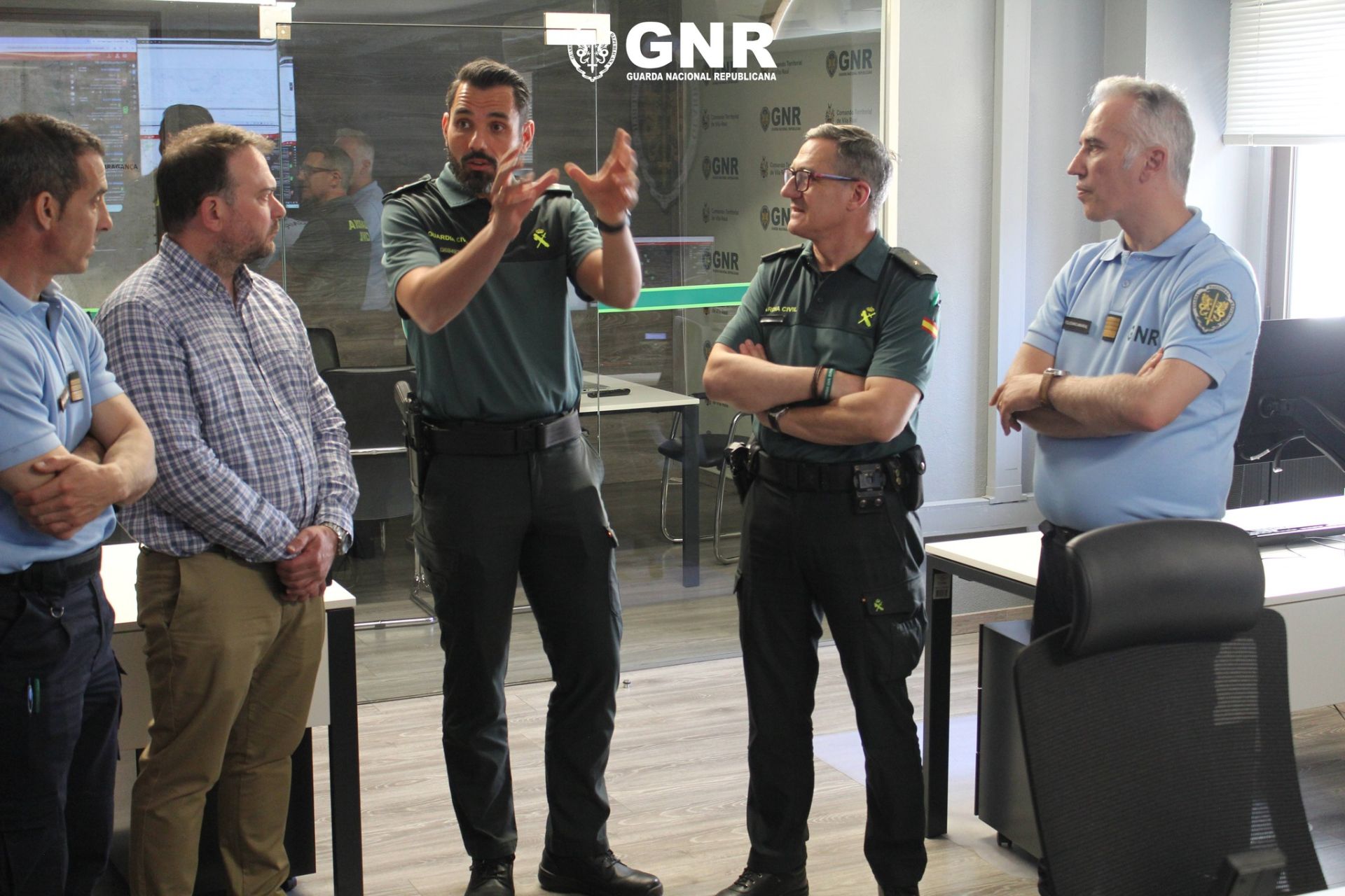 GNR de Vila Real e Guardia Civil reúnem em coordenação operacional