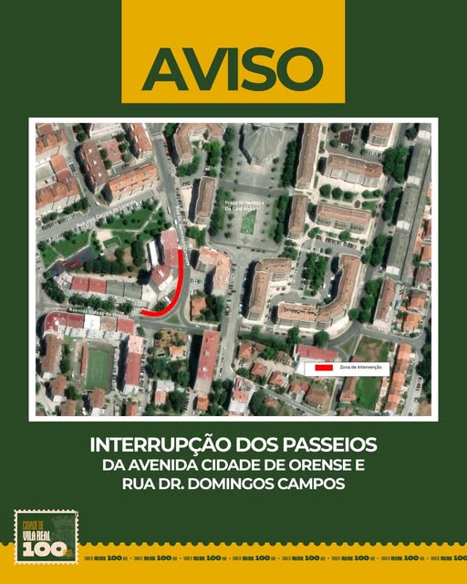 Rua Dr. Domingos Campos encerrada ao trânsito para trabalhos de requalificação