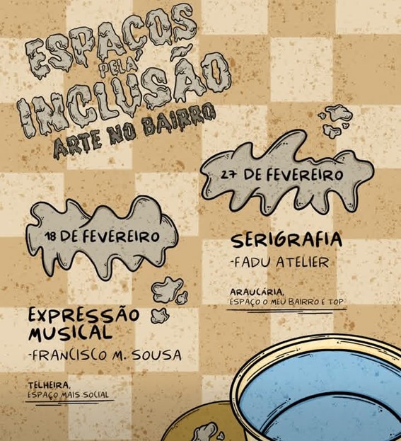 O Meu Bairro É Top transforma-se em oficina de serigrafia